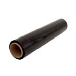 Stretch film color negro  resistente 17.5*900 fts